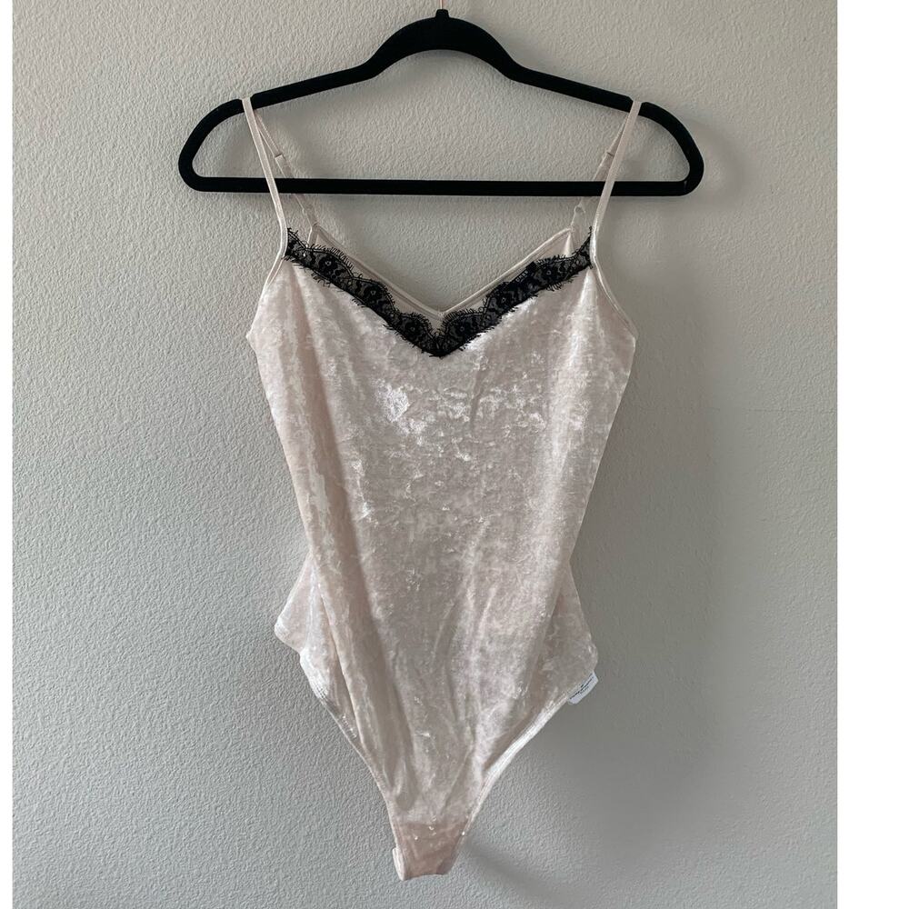 Guess Nude Pink Corduroy‎ Bodysuit